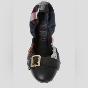 BURBERRY CHECK BALLET FLATS